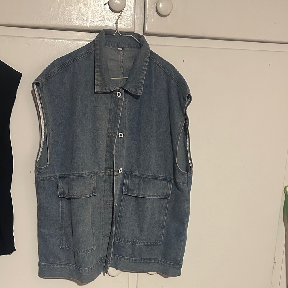 Amazon Denim Sleeveless Jacket
